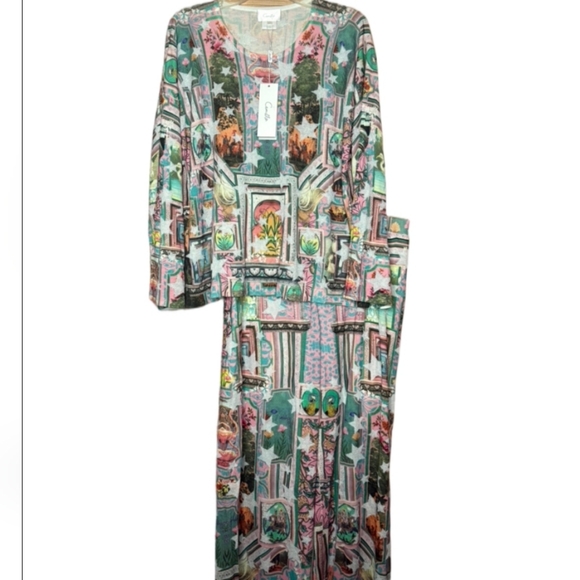 Camilla Printed Belle Sleeve Jumper Nwt Size XL - Picture 8 of 14